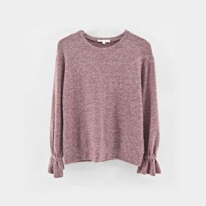 Anthropologie Eri + Ali Sasha Hacci Ruffle Bell Sleeve Sweater